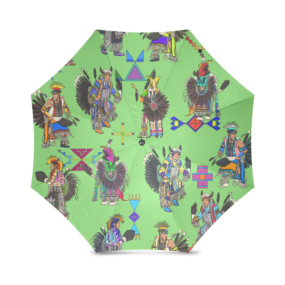 Men's Tradish Dancers Grass Foldable Umbrella