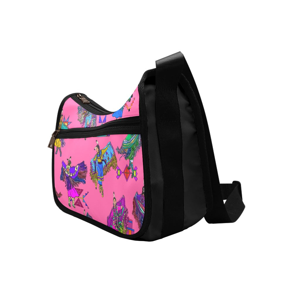Women's Fancy Dancers Pink Crossbody Bag