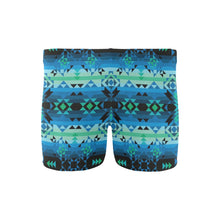 Load image into Gallery viewer, Green Star Men&#39;s Swimming Trunks
