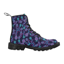 Load image into Gallery viewer, Beaded Blue Nouveau Boots for Men
