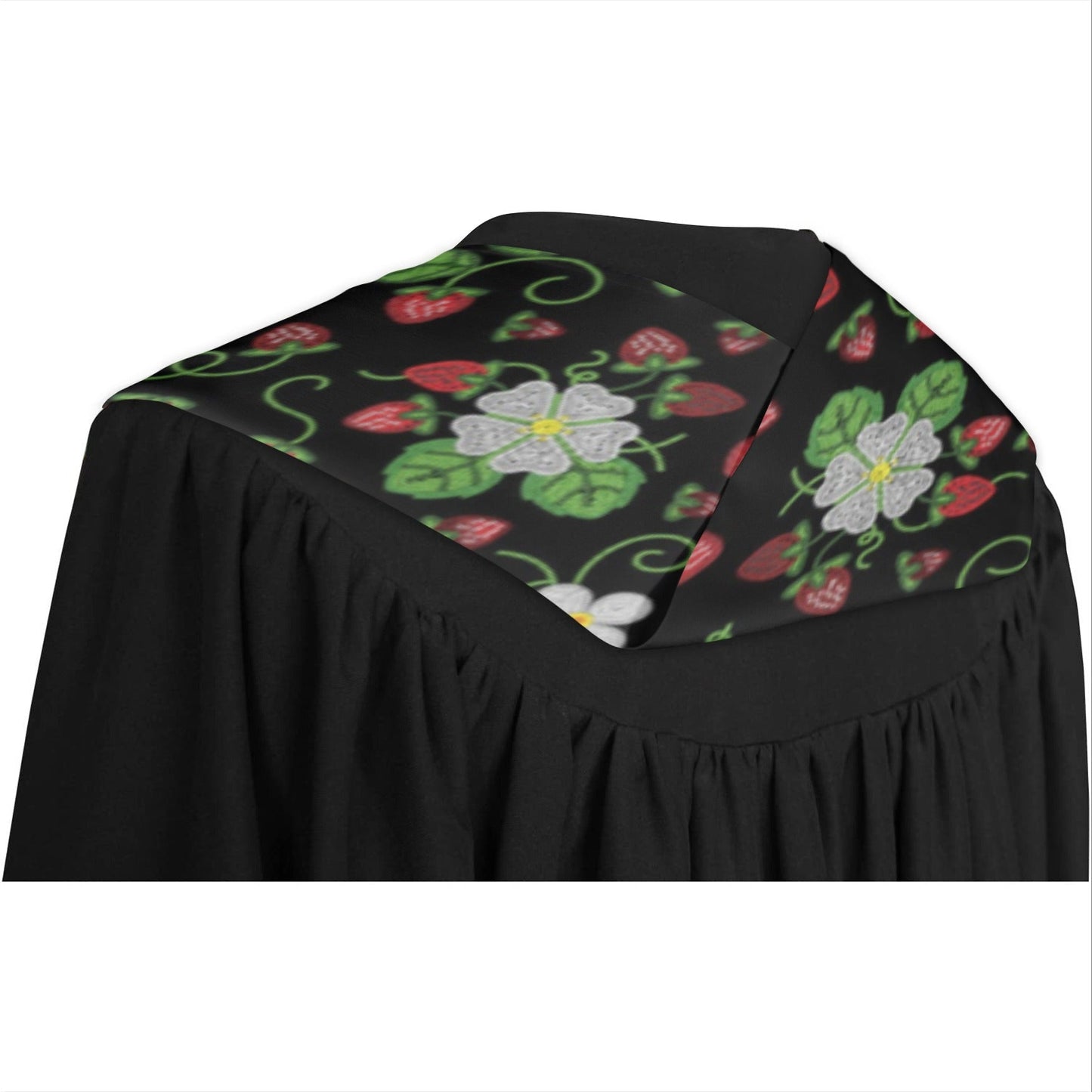 Strawberry Dreams Midnight Graduation Stole