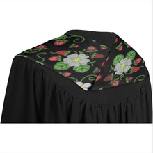 Load image into Gallery viewer, Strawberry Dreams Midnight Graduation Stole
