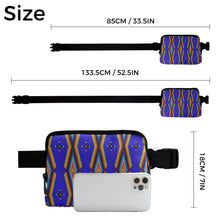 Load image into Gallery viewer, Diamond in the Bluff Blue Belt Bag
