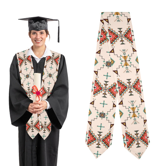 Thunder Flight Cream Graduation Stole