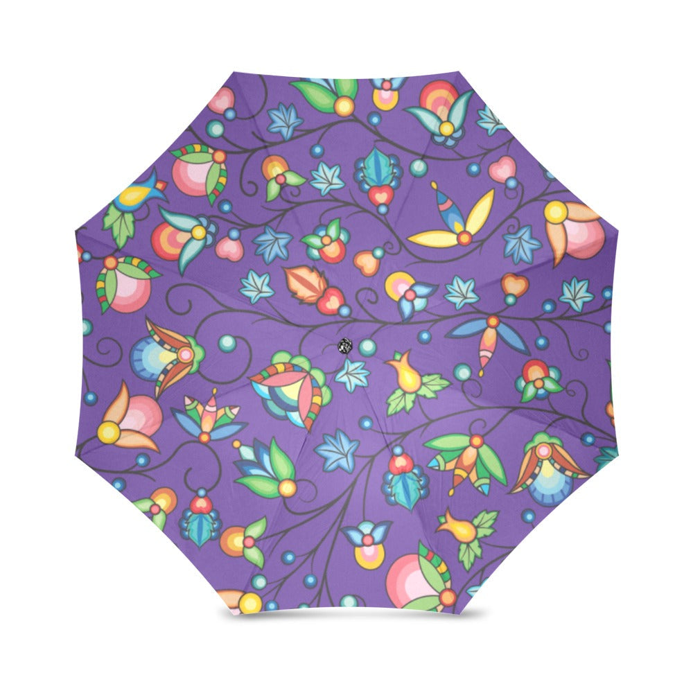 Prairie Plains Spirit Midnight Purple Foldable Umbrella
