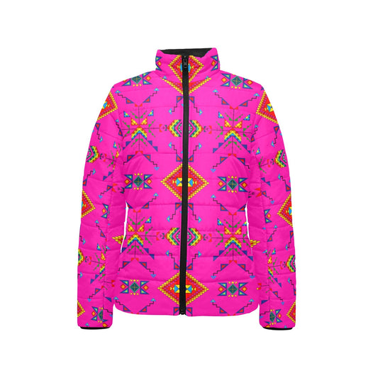 Buffalo Jump Pink Stand Collar Jacket