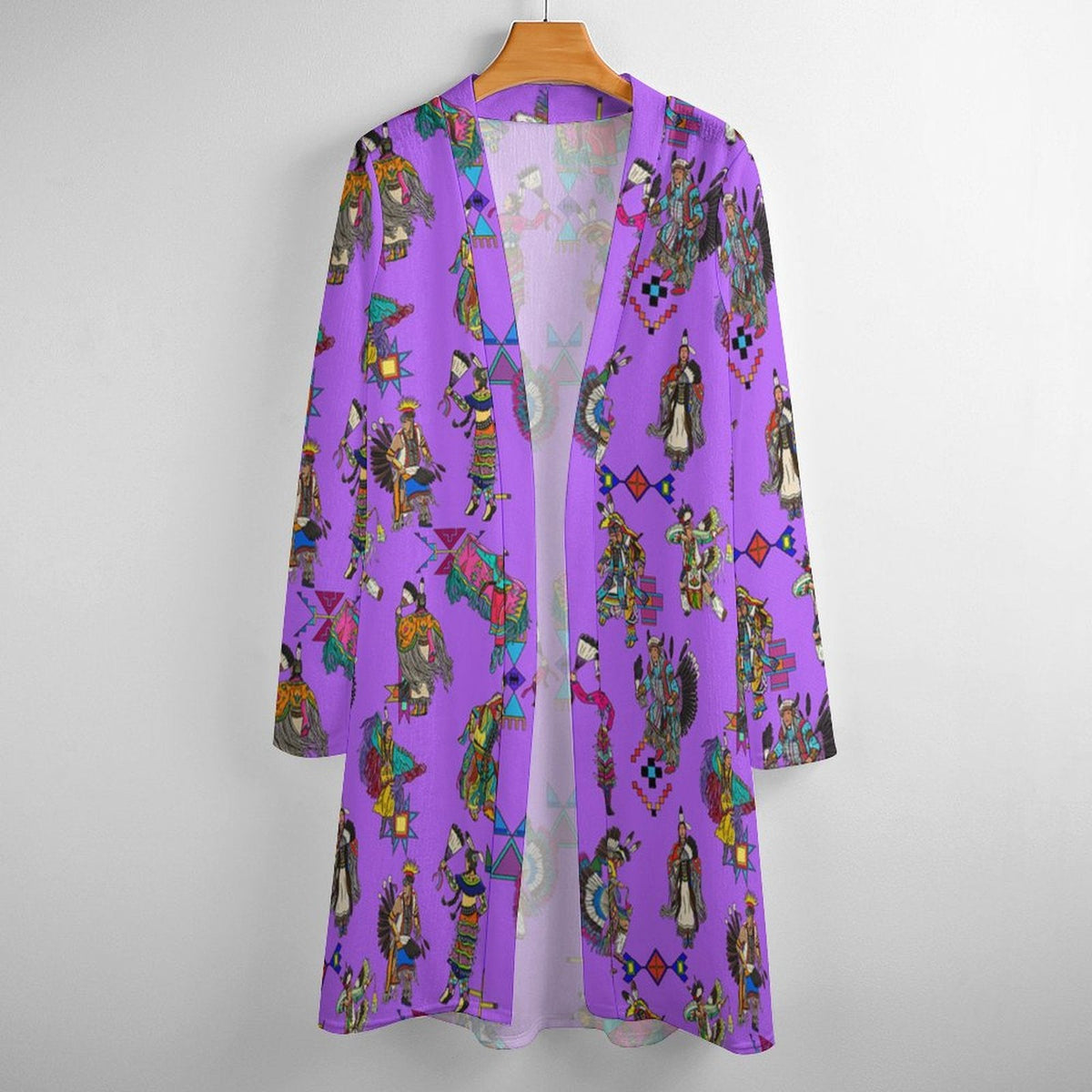 Grand Entry Dancers Purple Cardigan