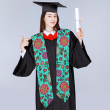 Load image into Gallery viewer, Berry Pop Turquoise Graduation Stole
