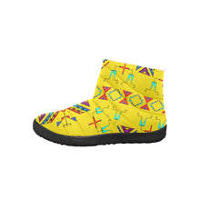 Load image into Gallery viewer, Rainbow Chief Rainbow Yellow Women&#39;s Padded Winter Boot
