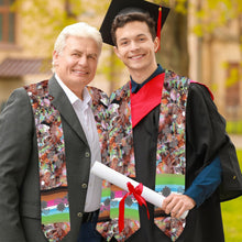 Load image into Gallery viewer, Culture in Nature Orange Graduation Stole
