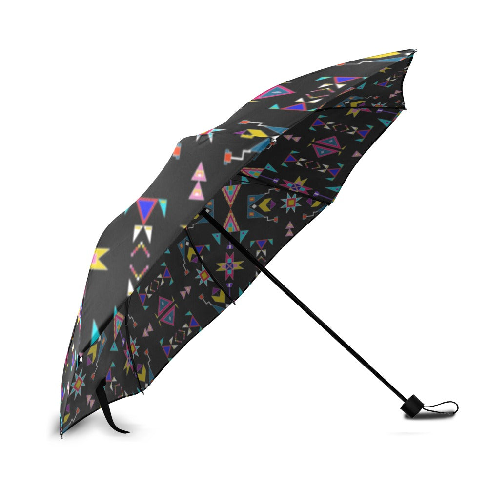 Enemy Territory Black Foldable Umbrella
