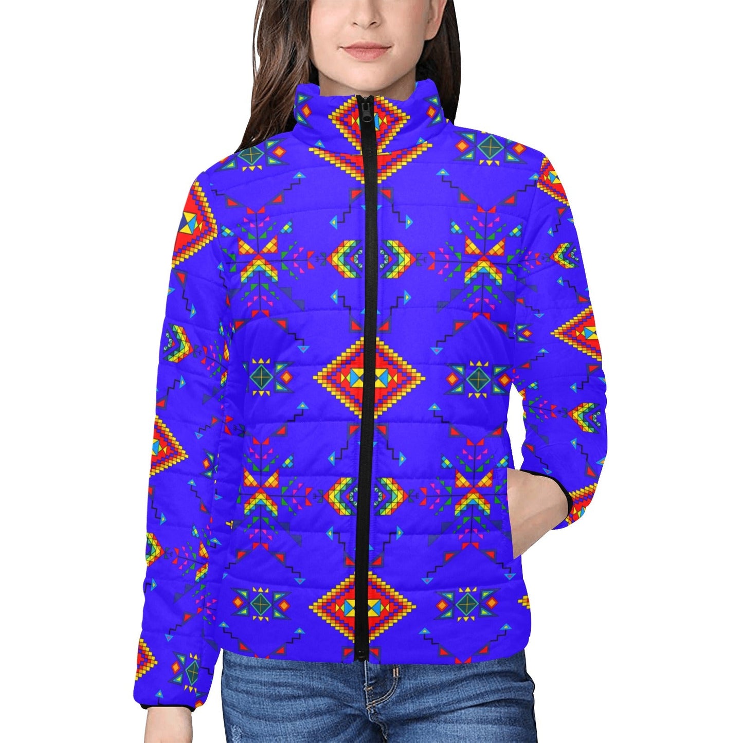 Buffalo Jump Blue Women's Padded Jacket