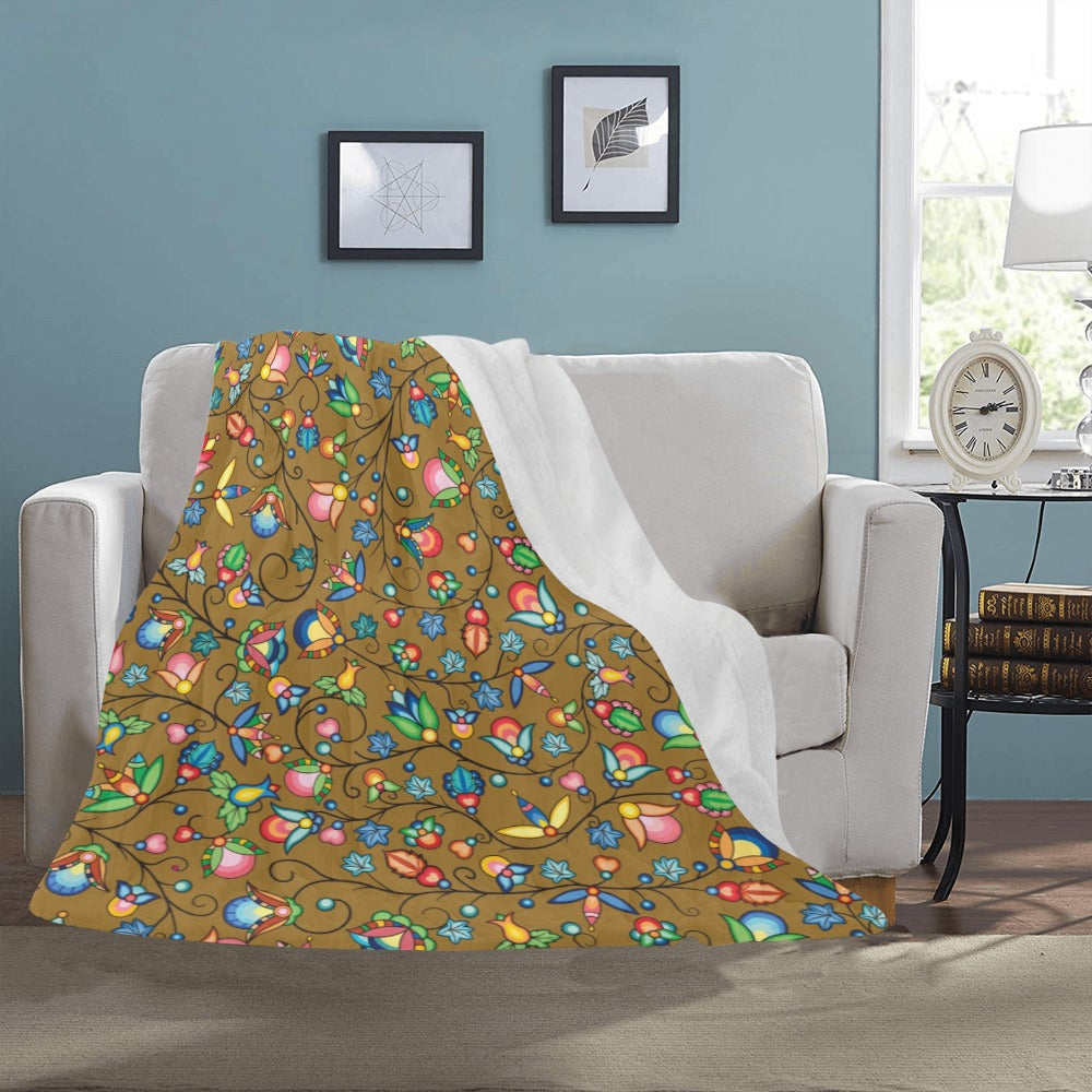 Prairie Plains Spirit Fall Leaves Ultra-Soft Micro Fleece Blanket 50"x60"