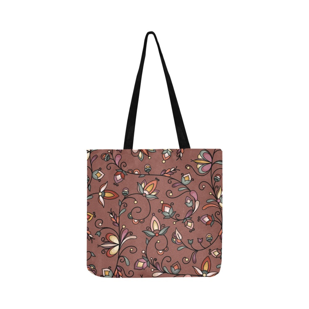 Burnt Sky Petals Reusable Shopping Bag