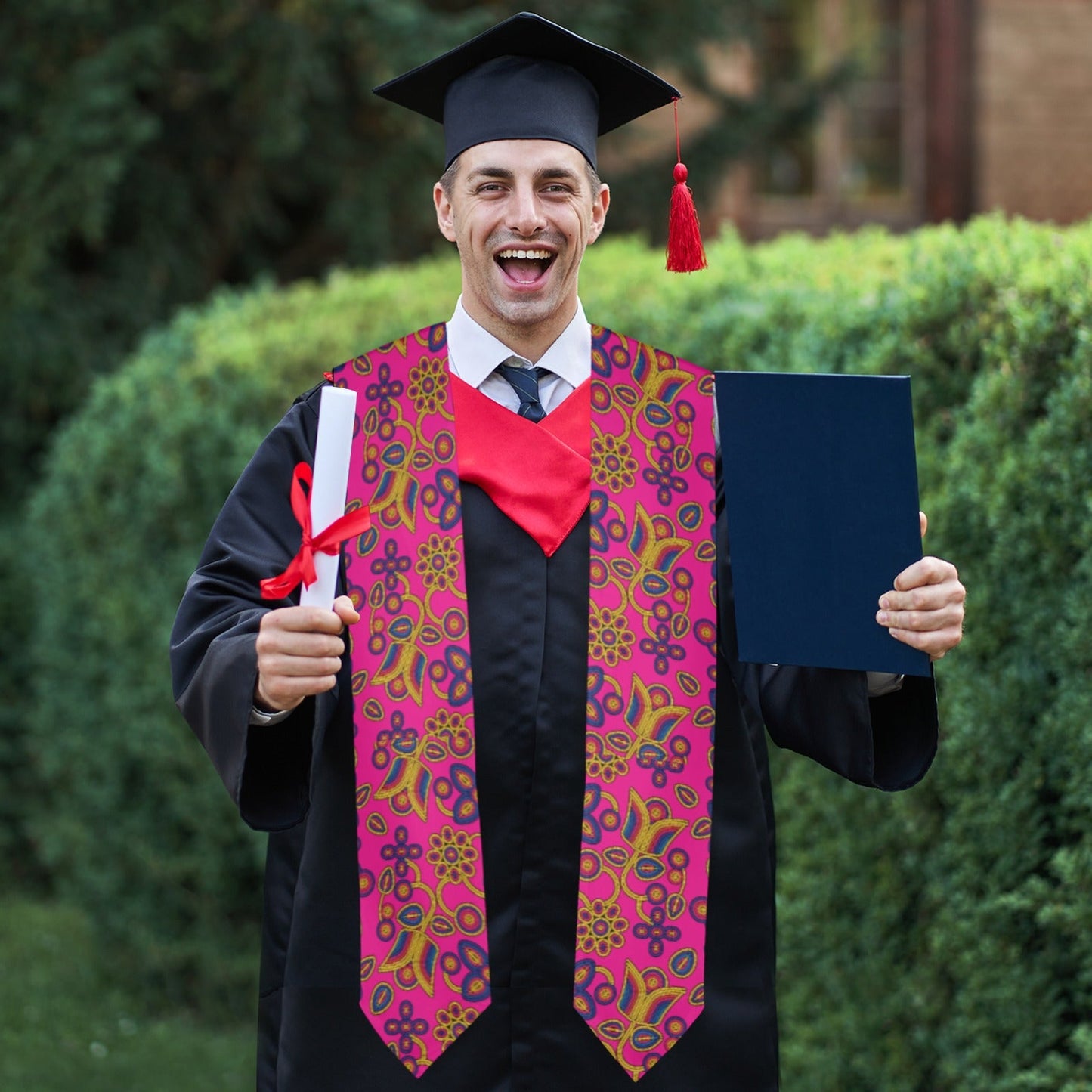 Rainbow Tomorrow Tulip Graduation Stole