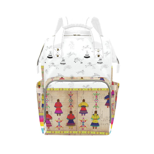 Ledger Round Dance Diaper Bag