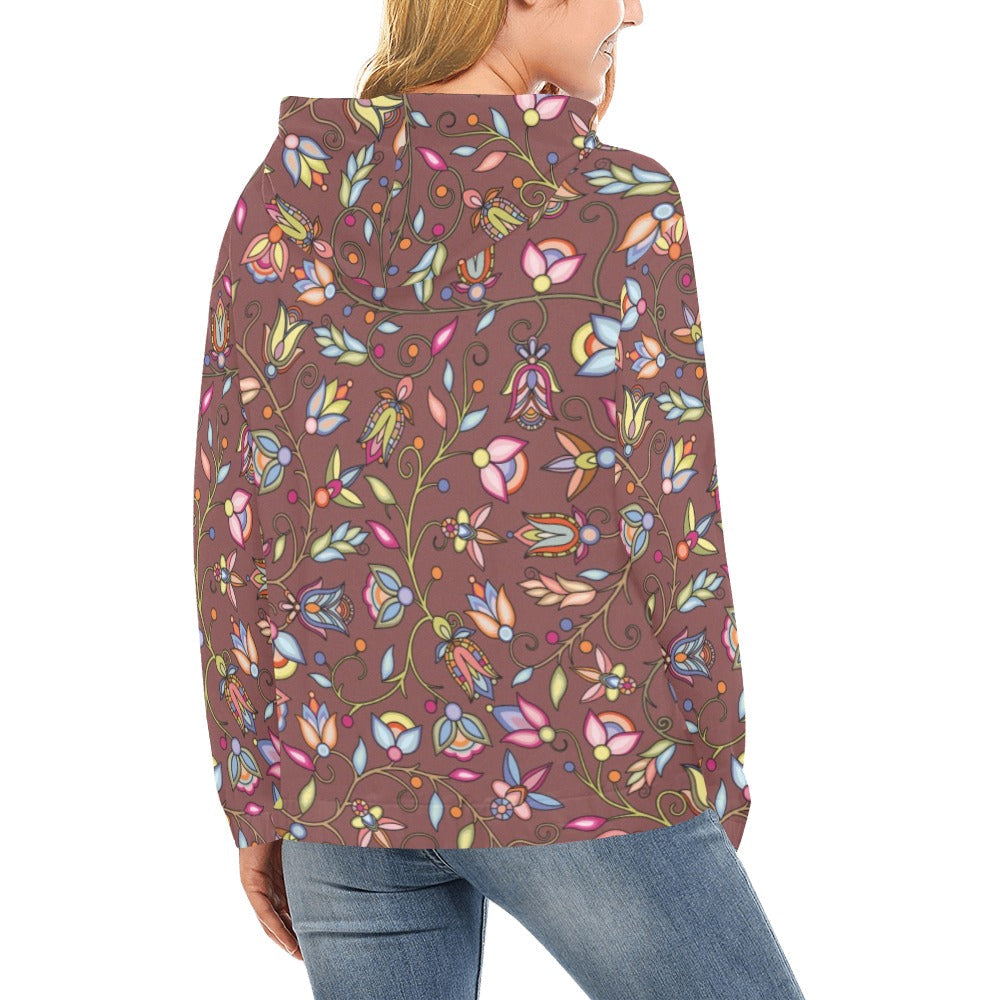Buffalo Bloom Clay Hoodie for Women