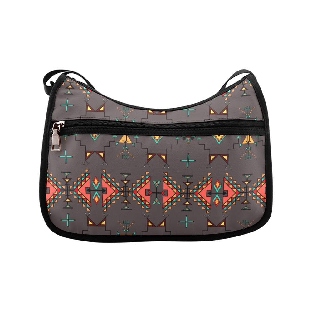 Thunder Flight Gray Crossbody Bag