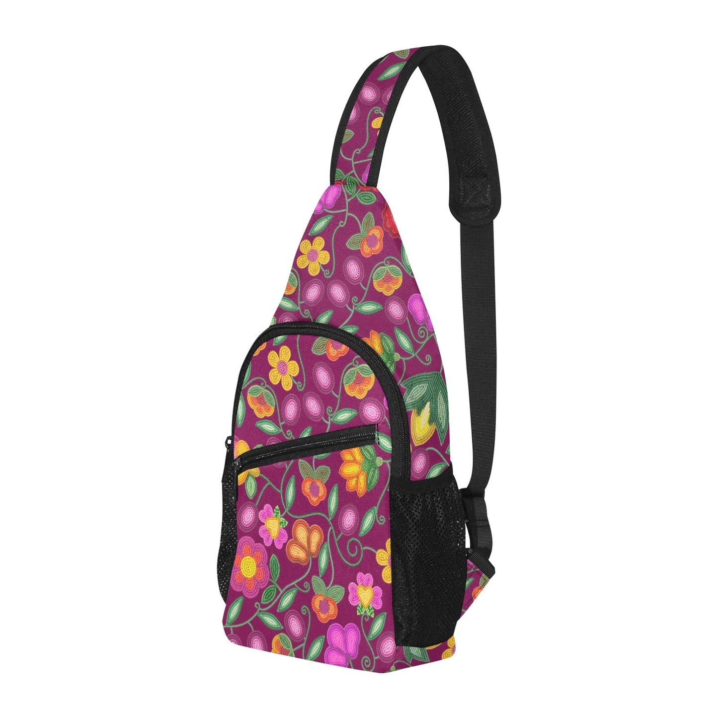 Boreal Bounty Dark Magenta Chest Bag