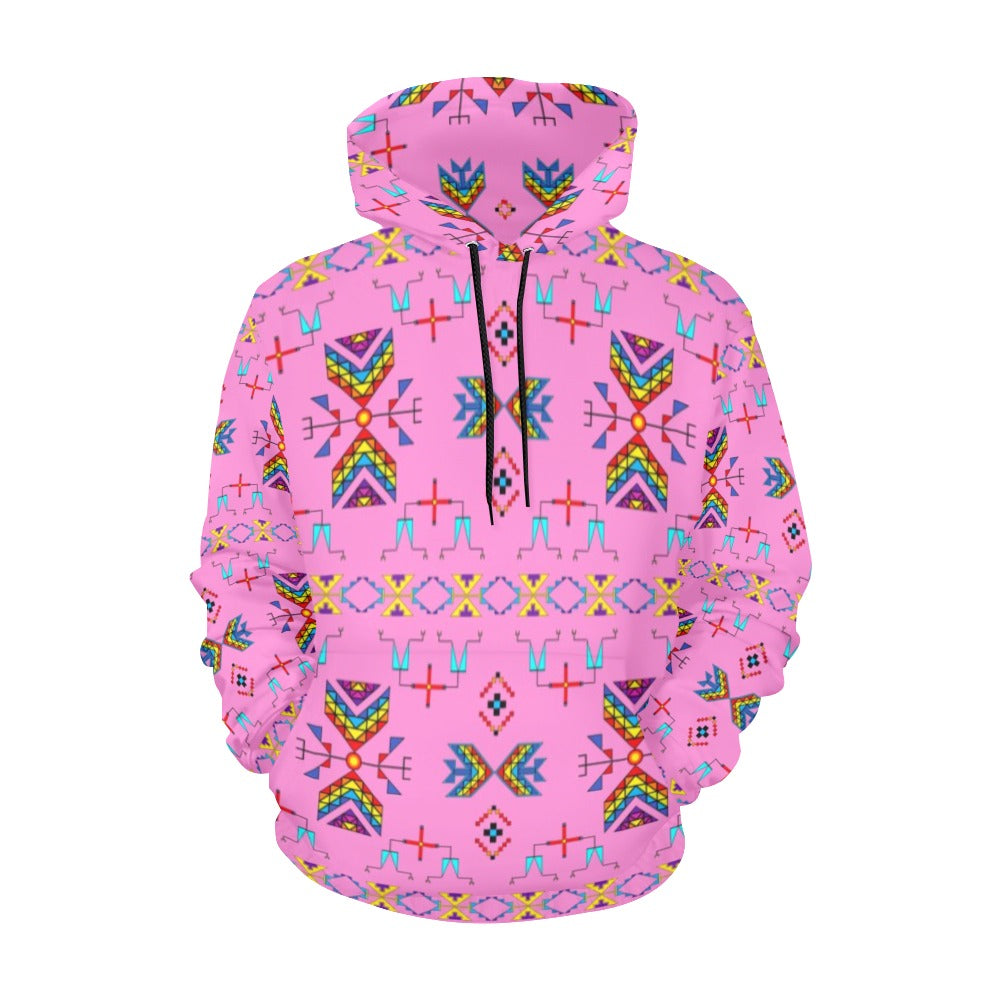 Rainy Chief Rainbow Blush Hoodie for Women