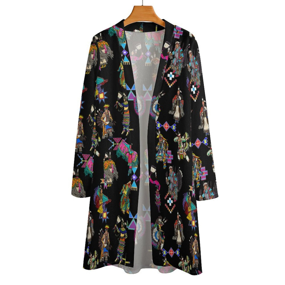 Grand Entry Dancers Black Cardigan