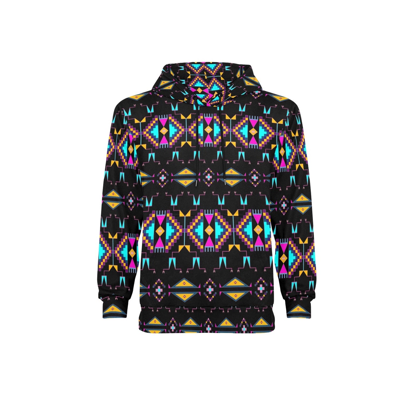 Rite of Passage Black Men's Long Sleeve Fleece Hoodie