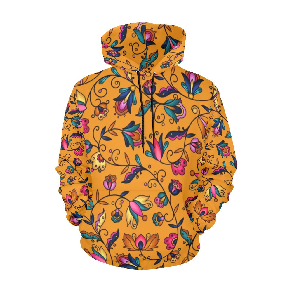 Copper Prairie Petals Hoodie for Women