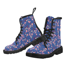 Load image into Gallery viewer, Swift Floral Peach Blue Boots for Men
