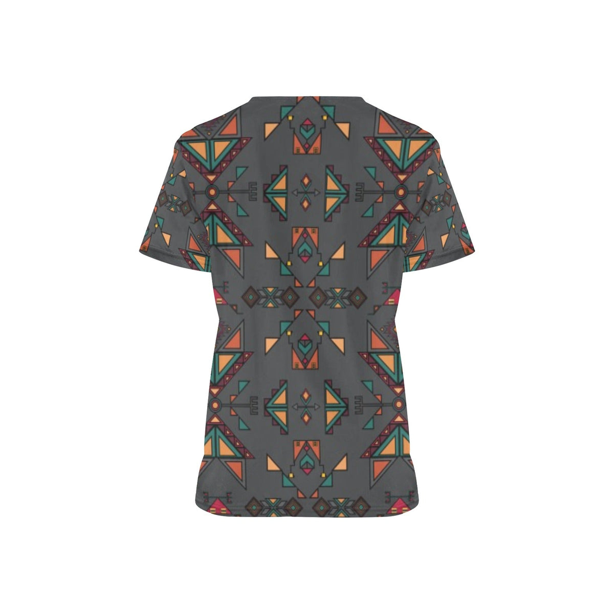 Arrow dawn Gray Scrub Top