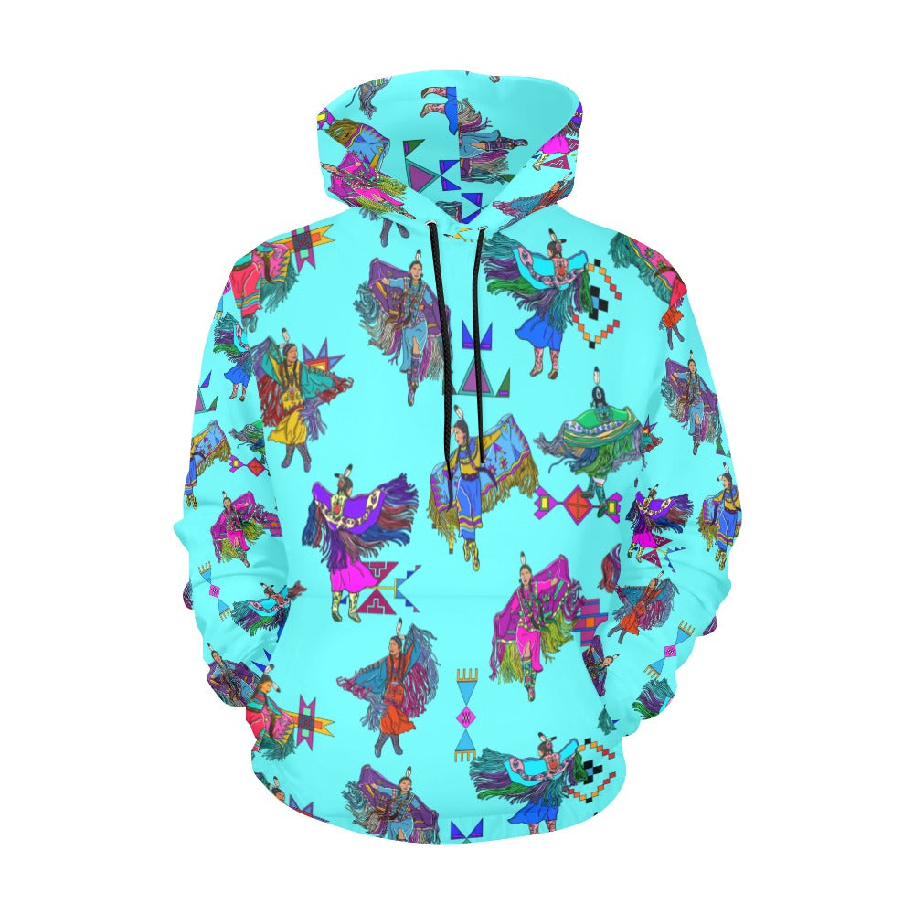 Women's Fancy Dancers Turquoise Hoodie for Women