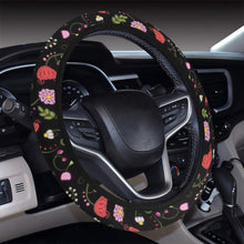 Load image into Gallery viewer, Nipin Blossom Midnight Steering Wheel Cover with Elastic Edge
