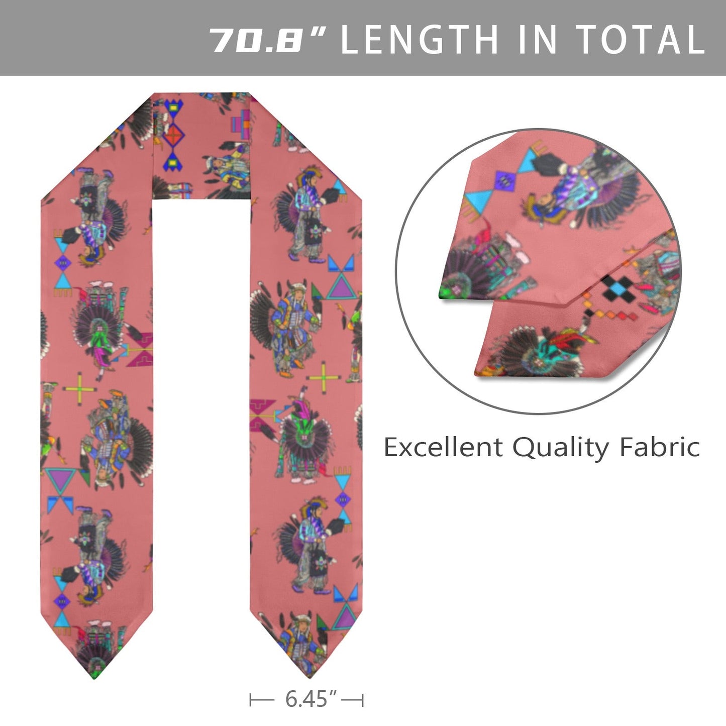 Men's Tradish Dancers Terra Cotta Graduation Stole