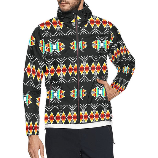 Sacred Trust Black Colour Men's Windbreaker