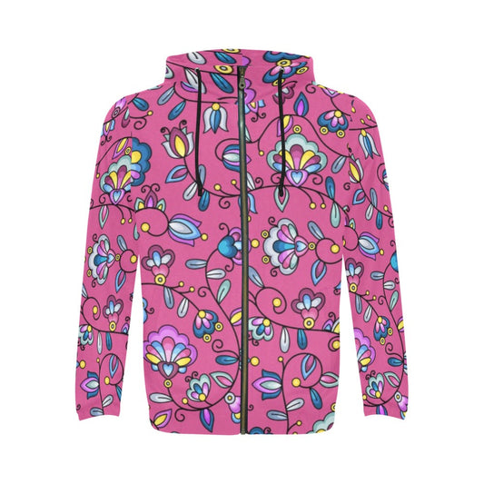 Autumn Bundle Blessing Pink Zip Hoodie