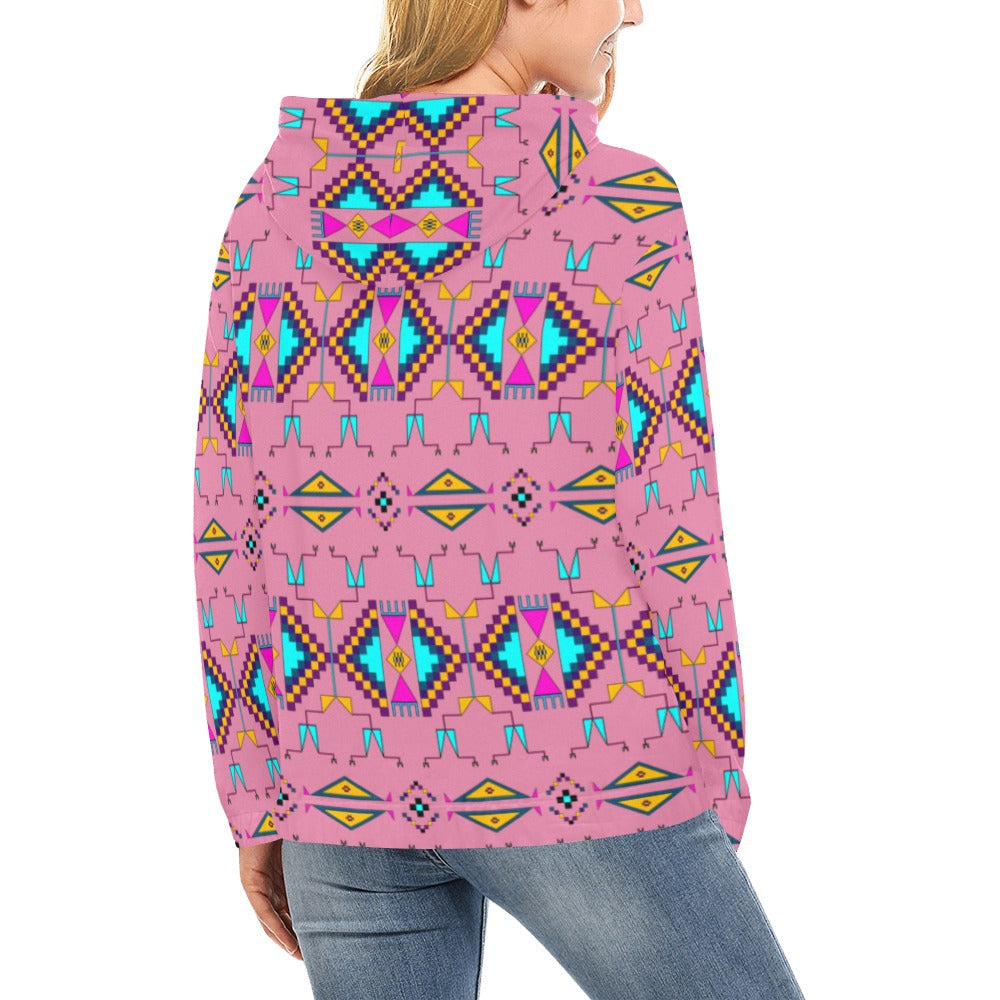 Rite of Passage Pink Hoodie for Women