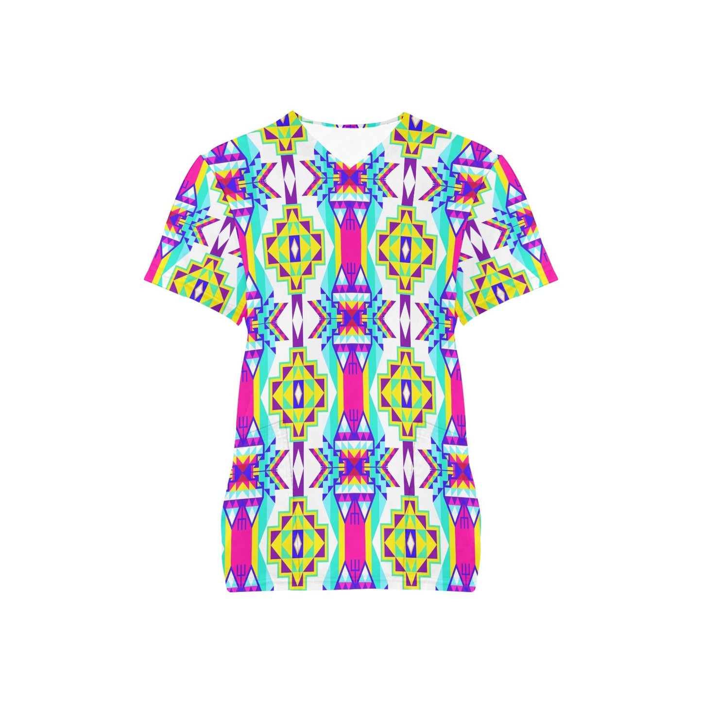 Fancy Champion Scrub Top