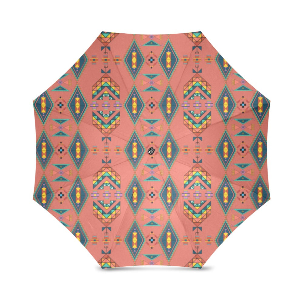 Travois Tipi Canyon Earth Foldable Umbrella