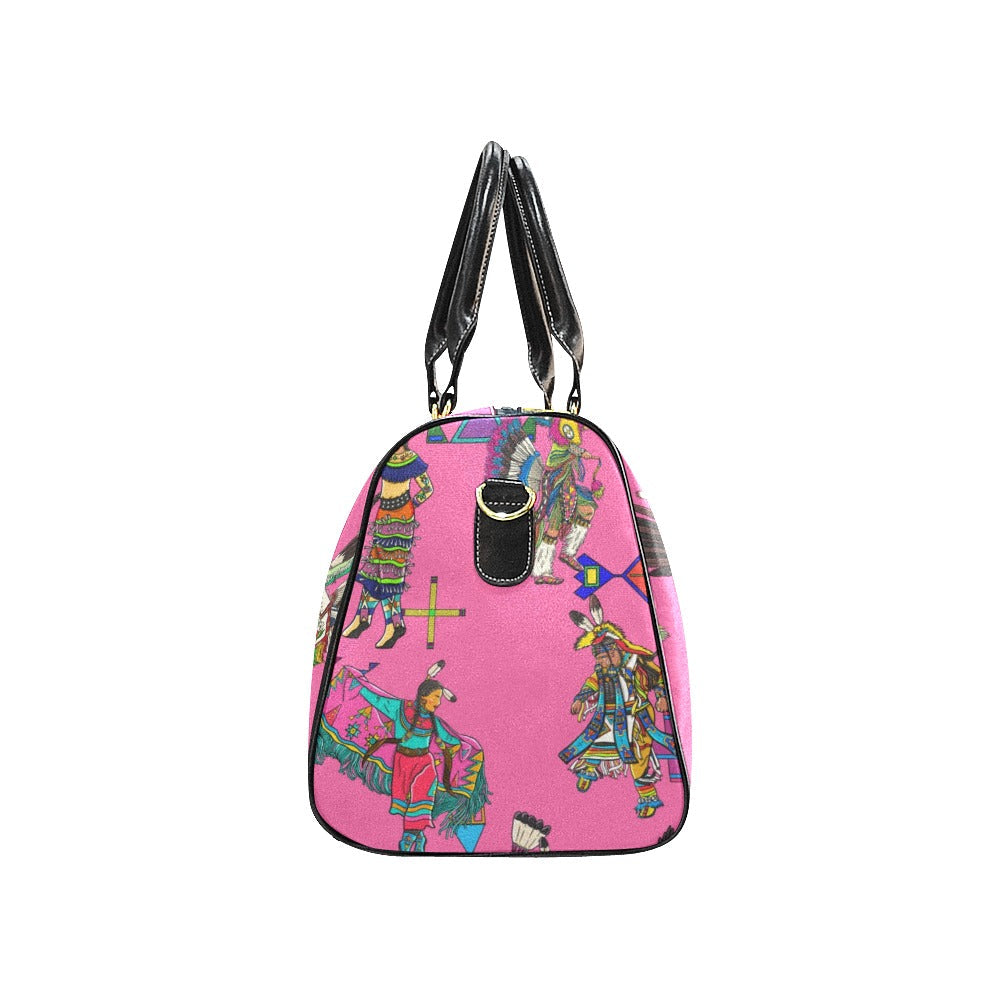 Grand Entry Dancers Pink Large Travel Bag
