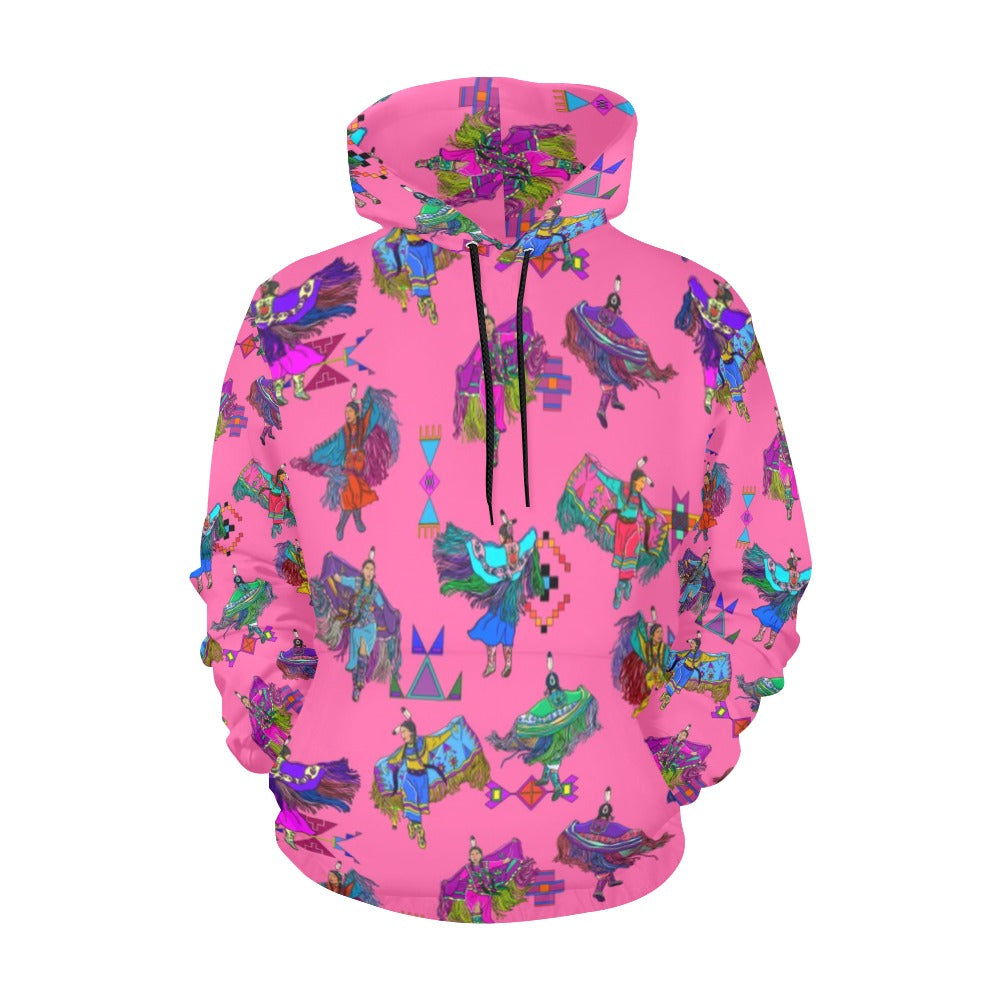 Women's Fancy Dancers Pink Hoodie for Women (USA Size)