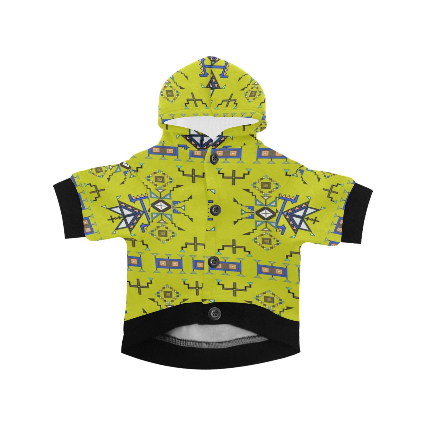 Eagle Strike Lime Pet Dog Hoodie