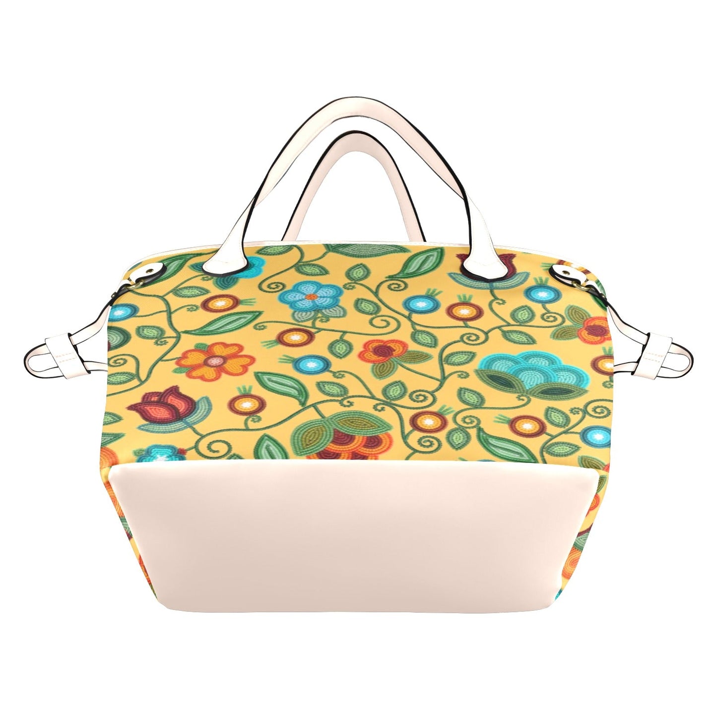 Prairie Fire Petals Honey Clover Canvas Tote
