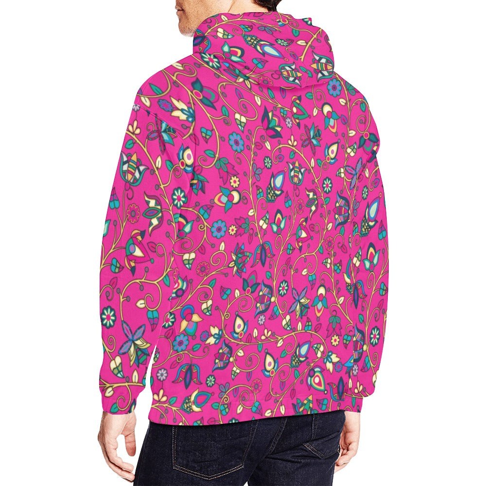 Thorny Path Pink Hoodie for Men