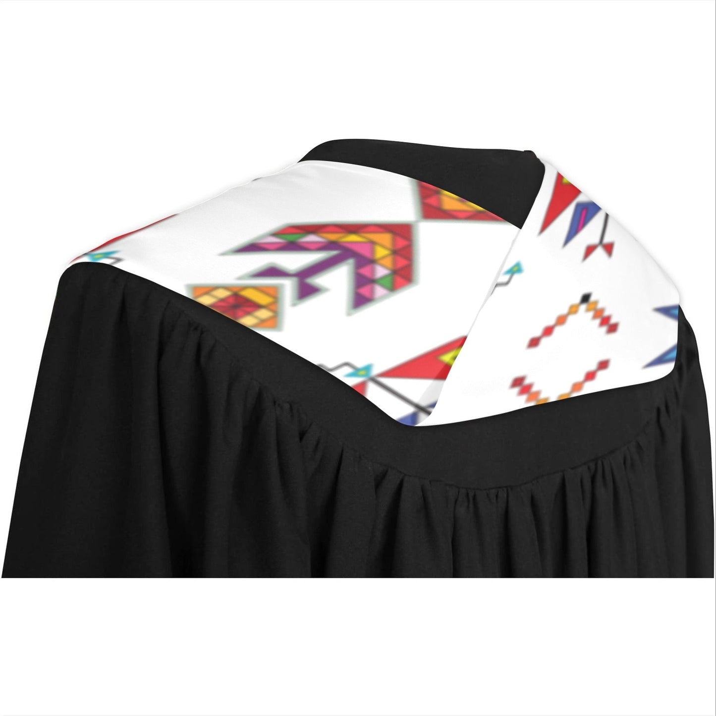 Scattered Generations White Graduation Stole