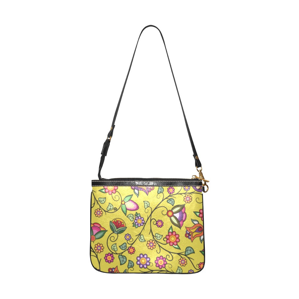 Heartbeat Petals Yellow Small Shoulder Bag