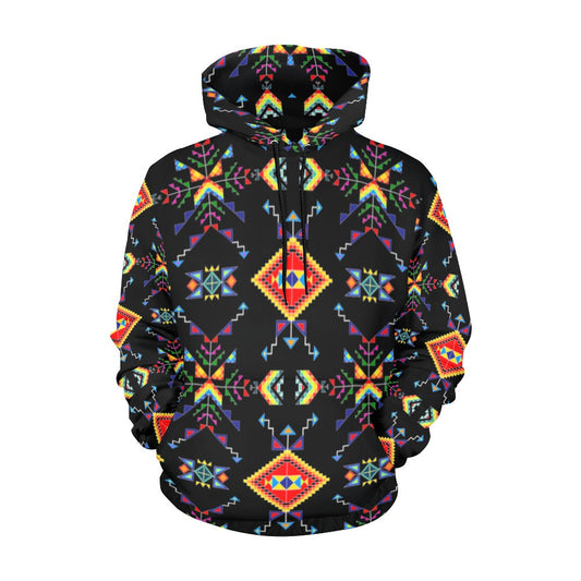 Buffalo Jump Black Hoodie for Women