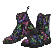 Load image into Gallery viewer, Neon Floral Hummingbirds Boots for Men
