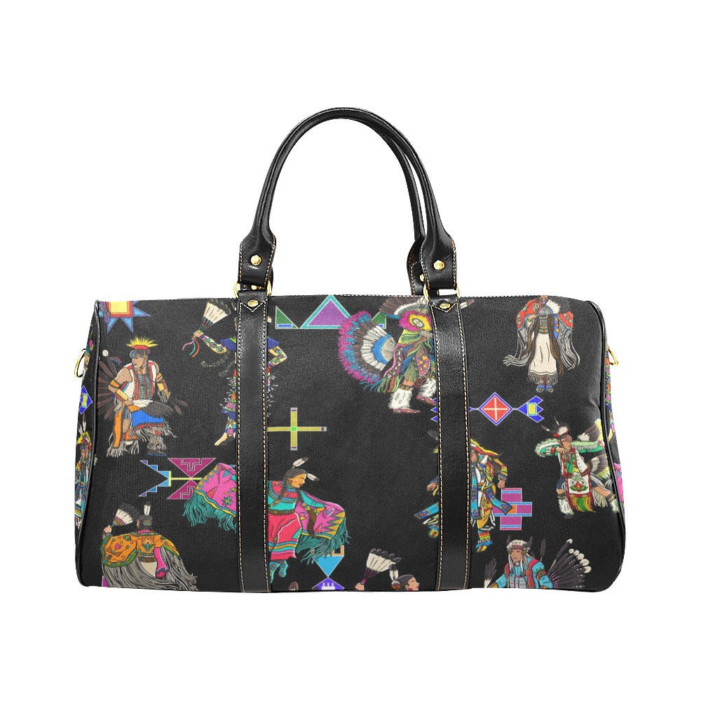 Grand Entry Dancers Black Large Travel Bag