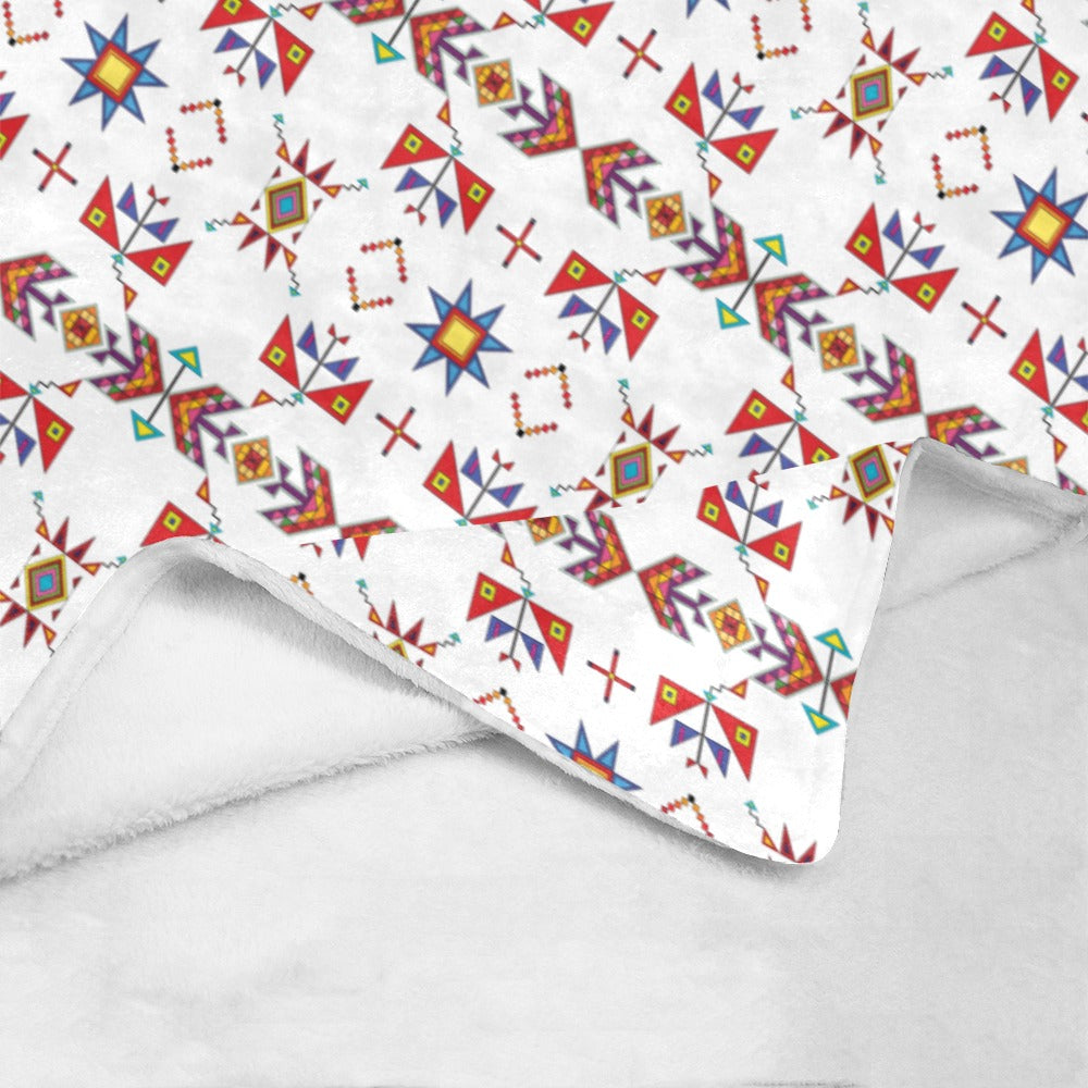 Scattered Generations White Ultra-Soft Micro Fleece Blanket 40"x50"