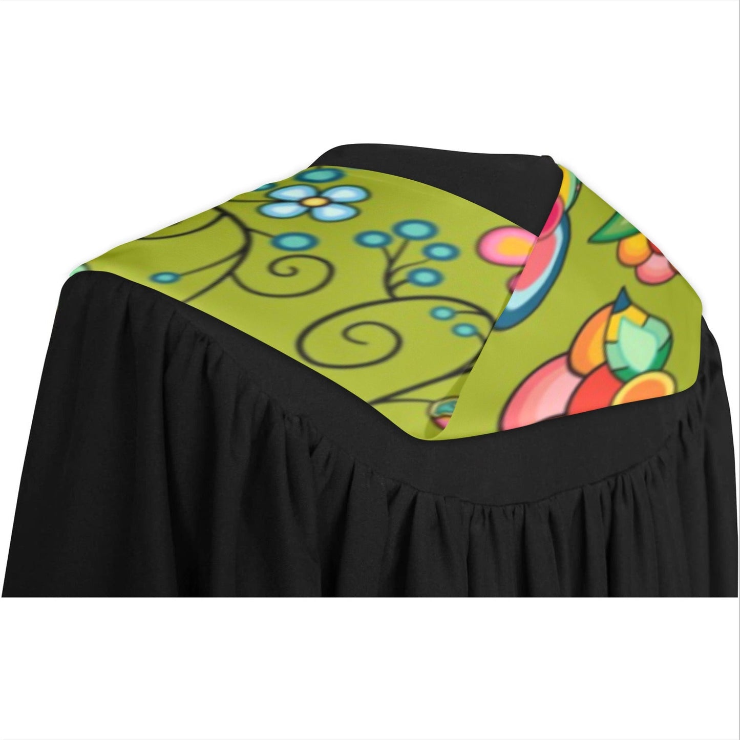Floral Bounty Sweetgrass Graduation Stole