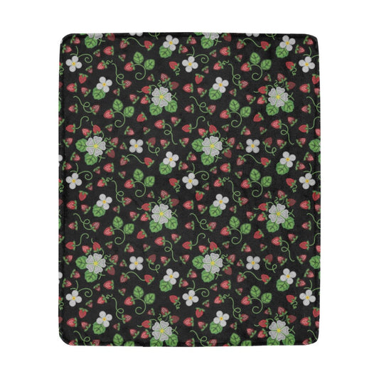 Strawberry Dreams Midnight Ultra-Soft Micro Fleece Blanket 50"x60"